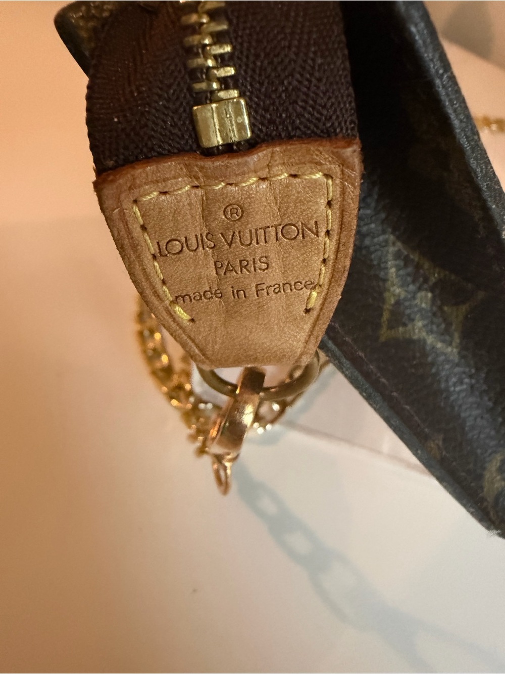 Authentic Louis Vuitton Brown Monogram Crossbody Clutch/Pouch - Picture 6 of 15